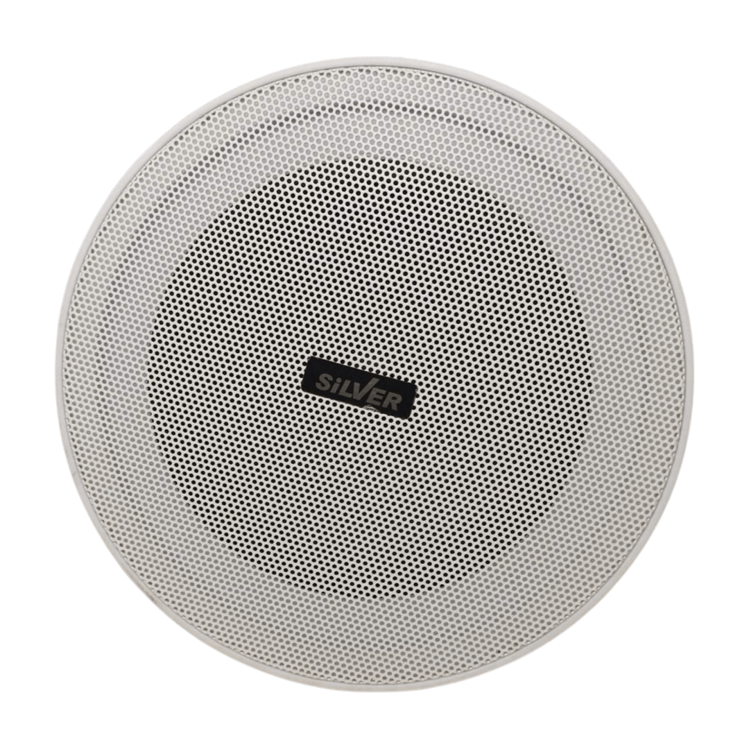 SR-CE410 Silver Ceiling Speaker 6W Front
