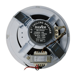SR-CE410 Silver Ceiling Speaker 6W Back