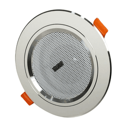 Z348B Silver Ceiling Speaker Front View