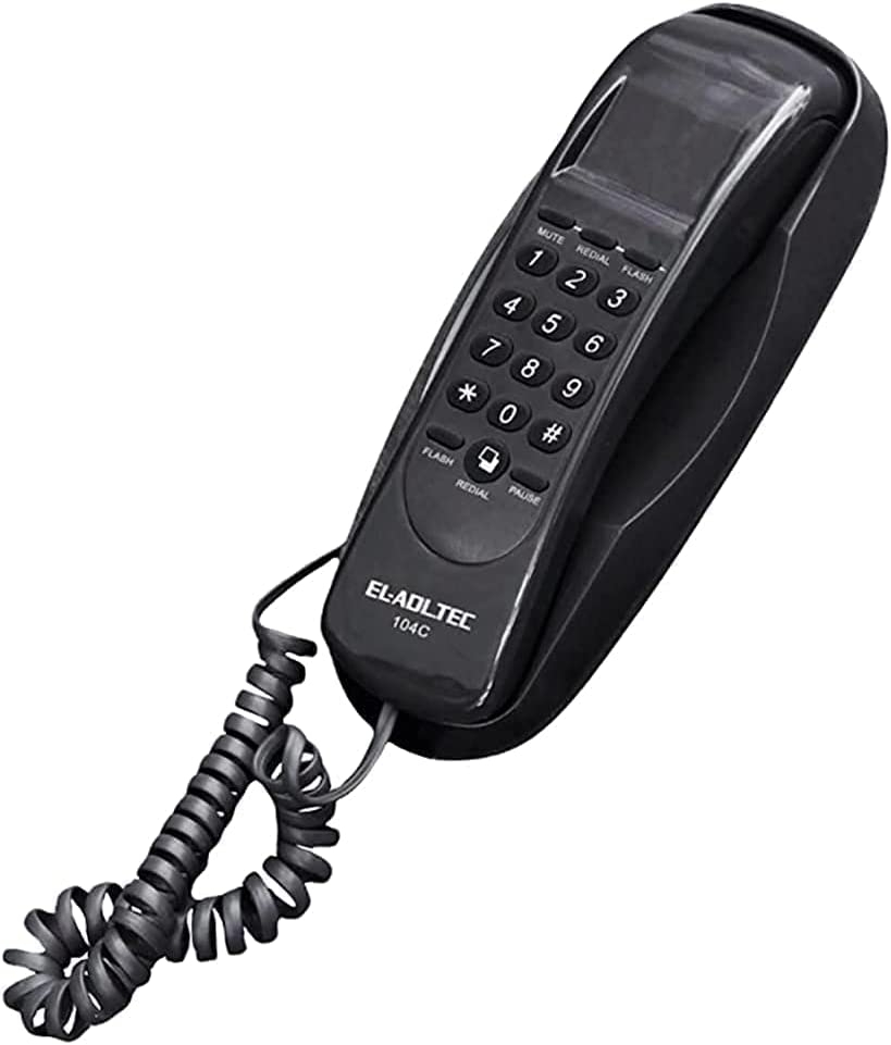 EL-ADL Tec Corded Landline Phone Multi Color - 104C